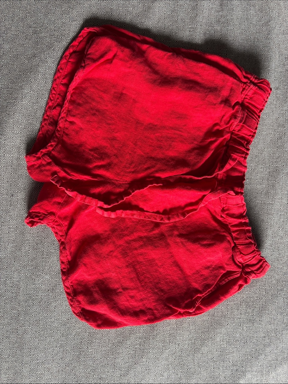 Alex Mill Red Elastic-Waist Women’s Shorts